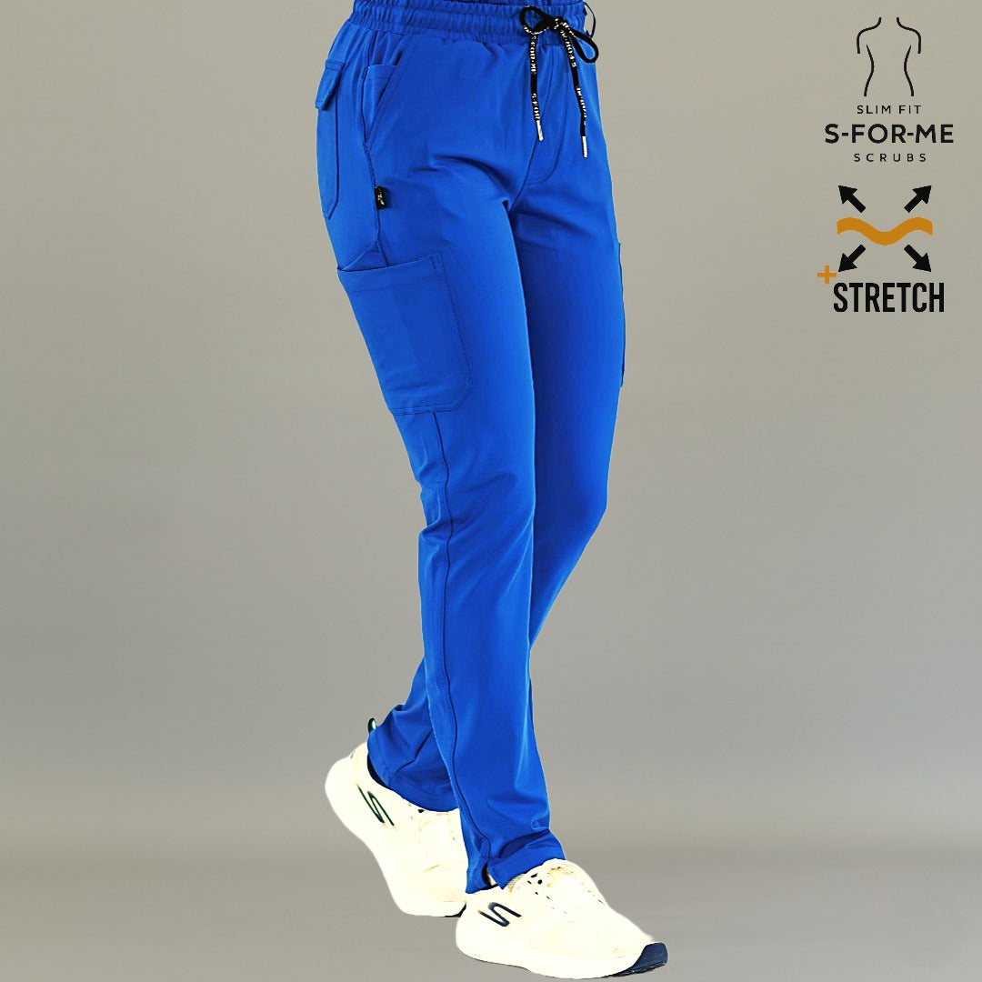 Pantalón Médico Quirúrgico para Mujer Color Azul Rey Superstretch