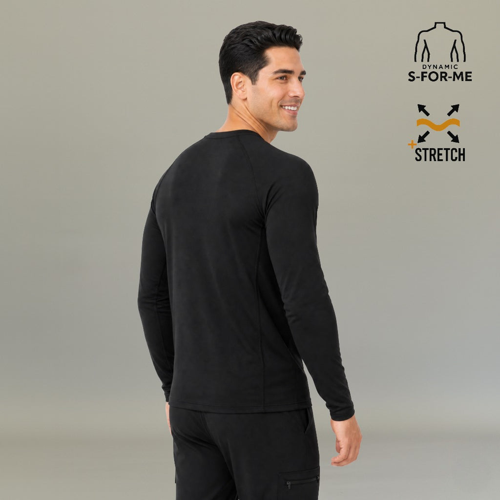 Camisa Under Scrub Hombre Manga Larga | Negro (Black) Super Stretch