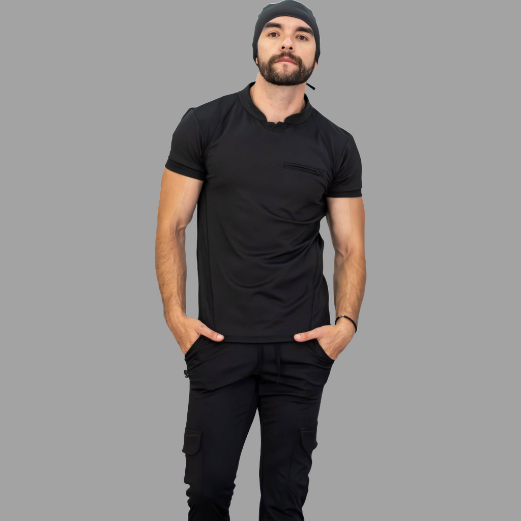 Filipina Quirurgica Negra Hombre, Super stretch, Scrubs Est. 910