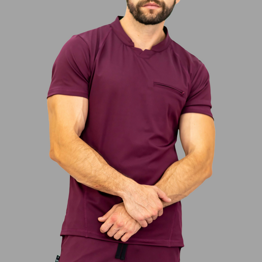 Filipina Quirurgica Hombre Vino Super stretch (Scrubs Est. 910)