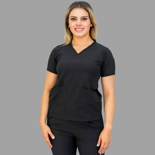 Filipina Mujer 530 Quirúrgica Negra, Scrubs 530