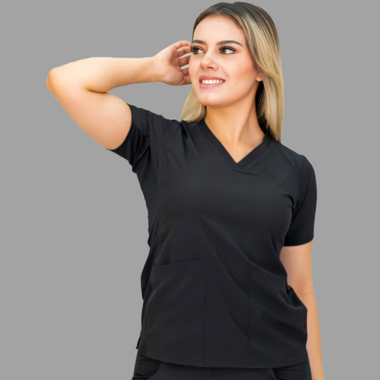 Filipina Mujer 530 Quirúrgica Negra, Scrubs 530