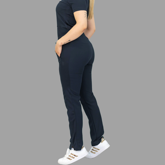 Pantalon Mujer 530 Quirúrgico Azul Marino Relaxed, Scrubs 530
