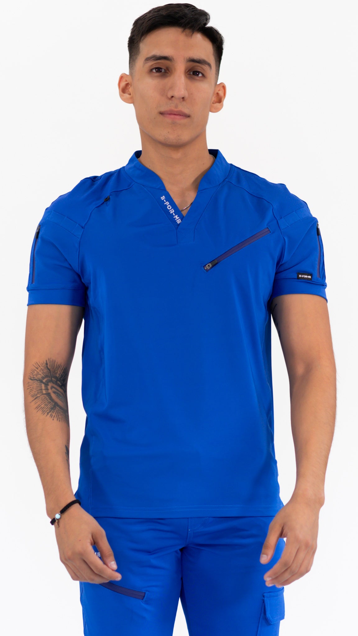 Filipina Quirúrgica Super Stretch Azul Rey Hombre, Scrubs 905