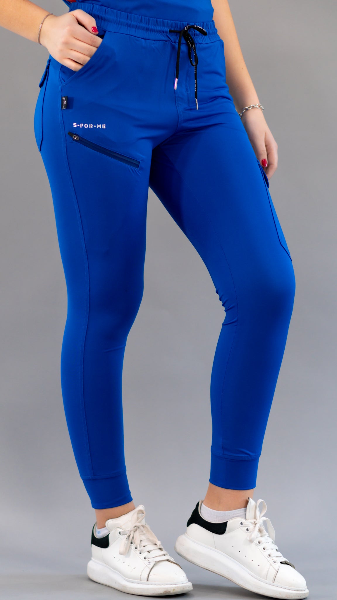 Jogger Unisex Quirúrgico Super Stretch Azul Rey, Scrubs 905