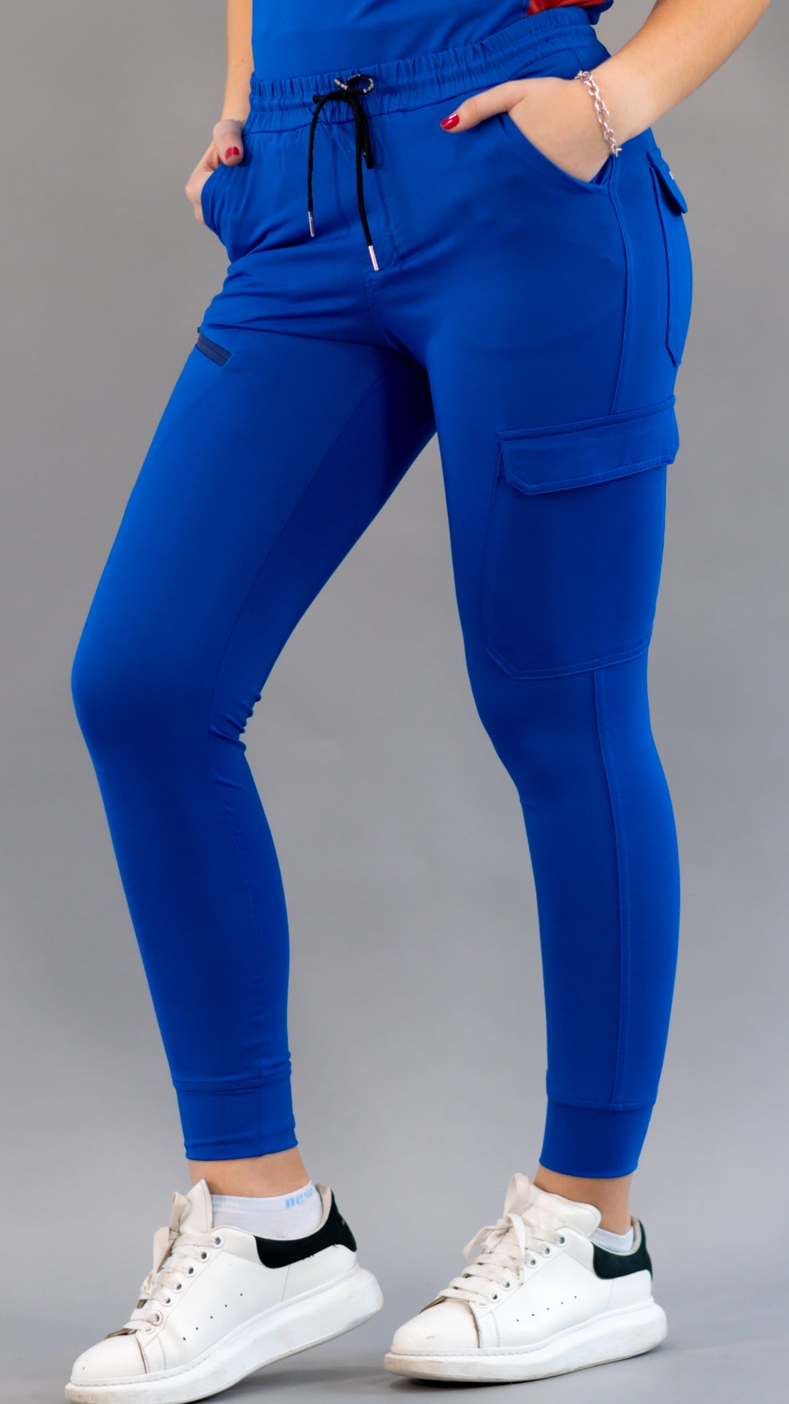 Jogger Unisex Quirúrgico Super Stretch Azul Rey, Scrubs 905