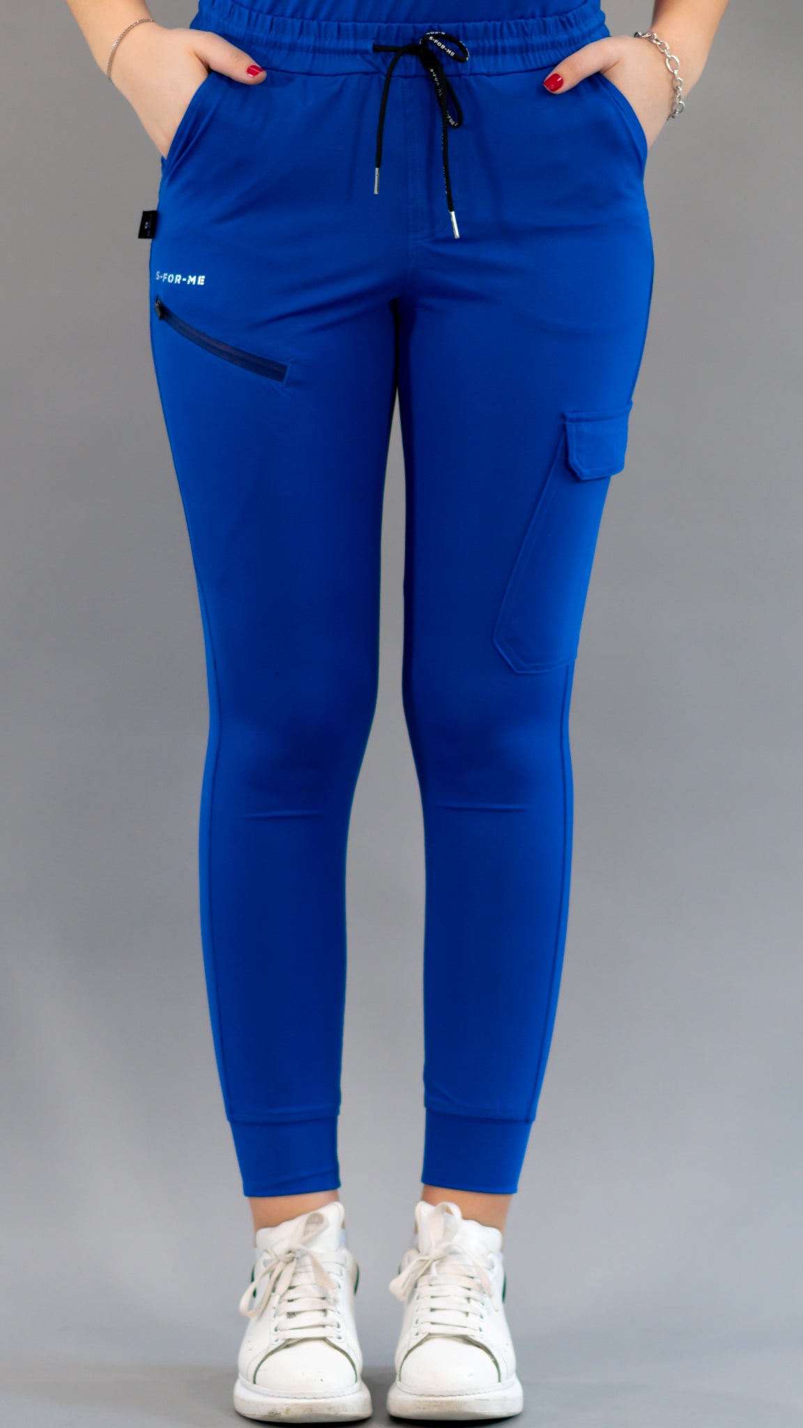 Jogger Unisex Quirúrgico Super Stretch Azul Rey, Scrubs 905