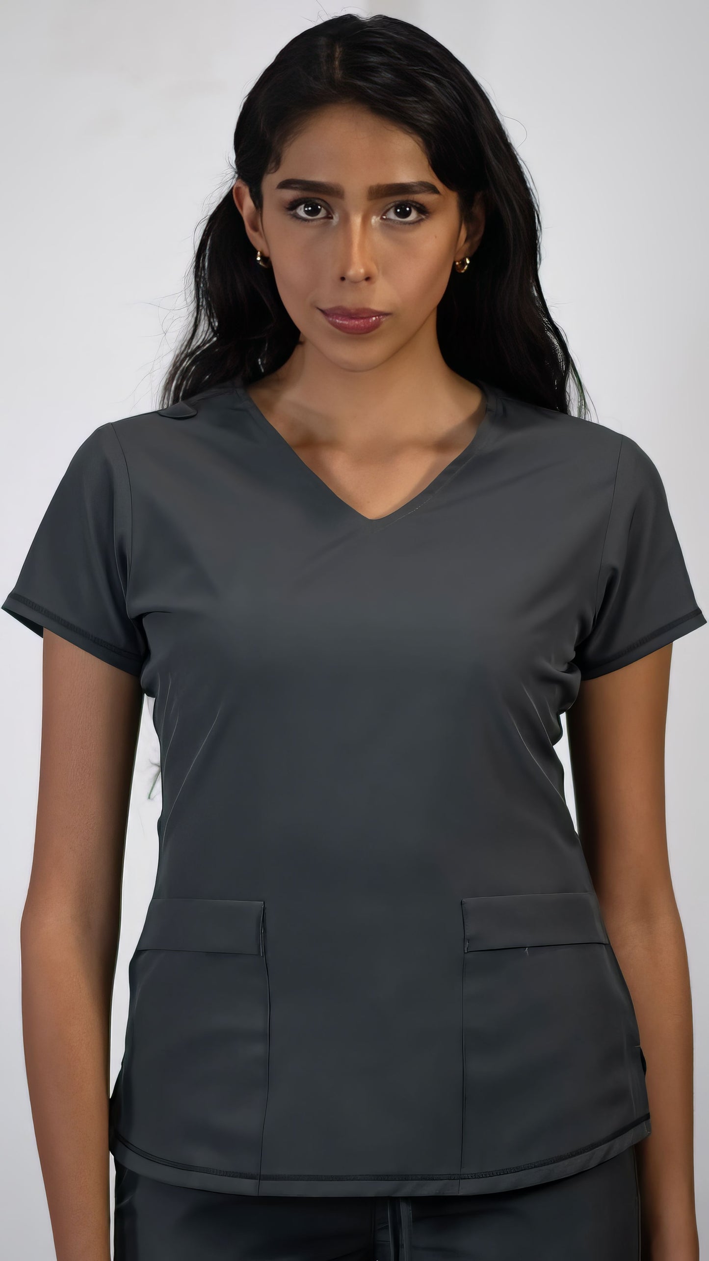 Filipina Quirúrgica Gris Oxford Mujer, Scrubs Est. 600 F.W (Uniformes Medicos)