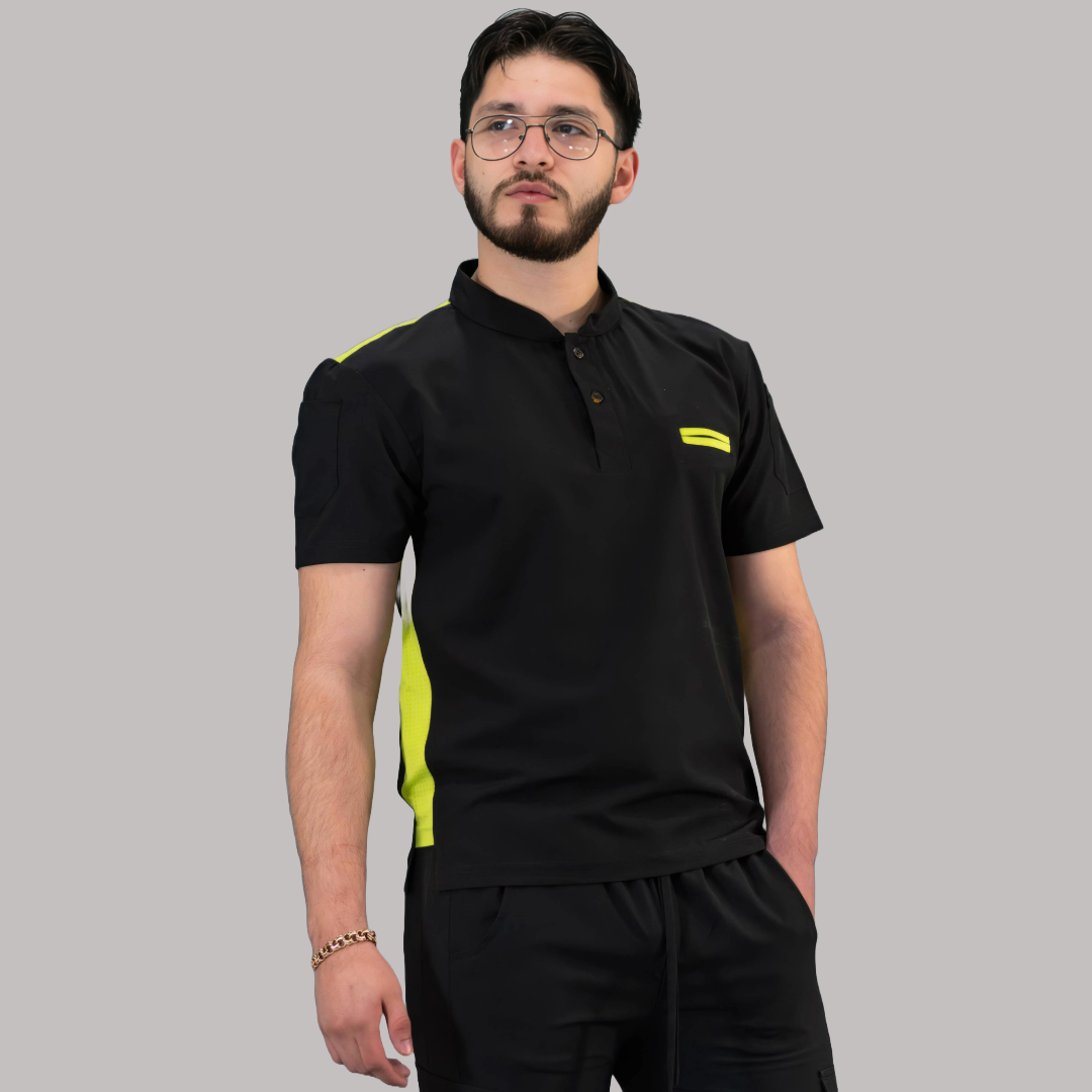 Filipina Quirúrgica Hombre Negra/Lima, Scrubs 520