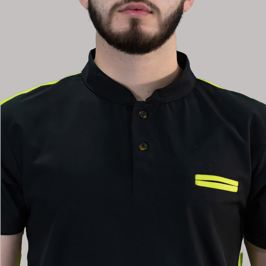 Filipina Quirúrgica Hombre Negra/Lima, Scrubs 520