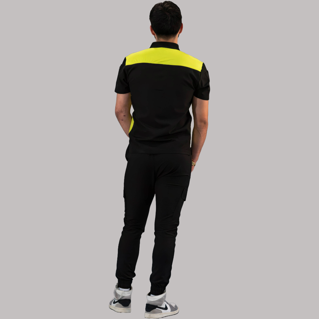 Filipina Quirúrgica Hombre Negra/Lima, Scrubs 520