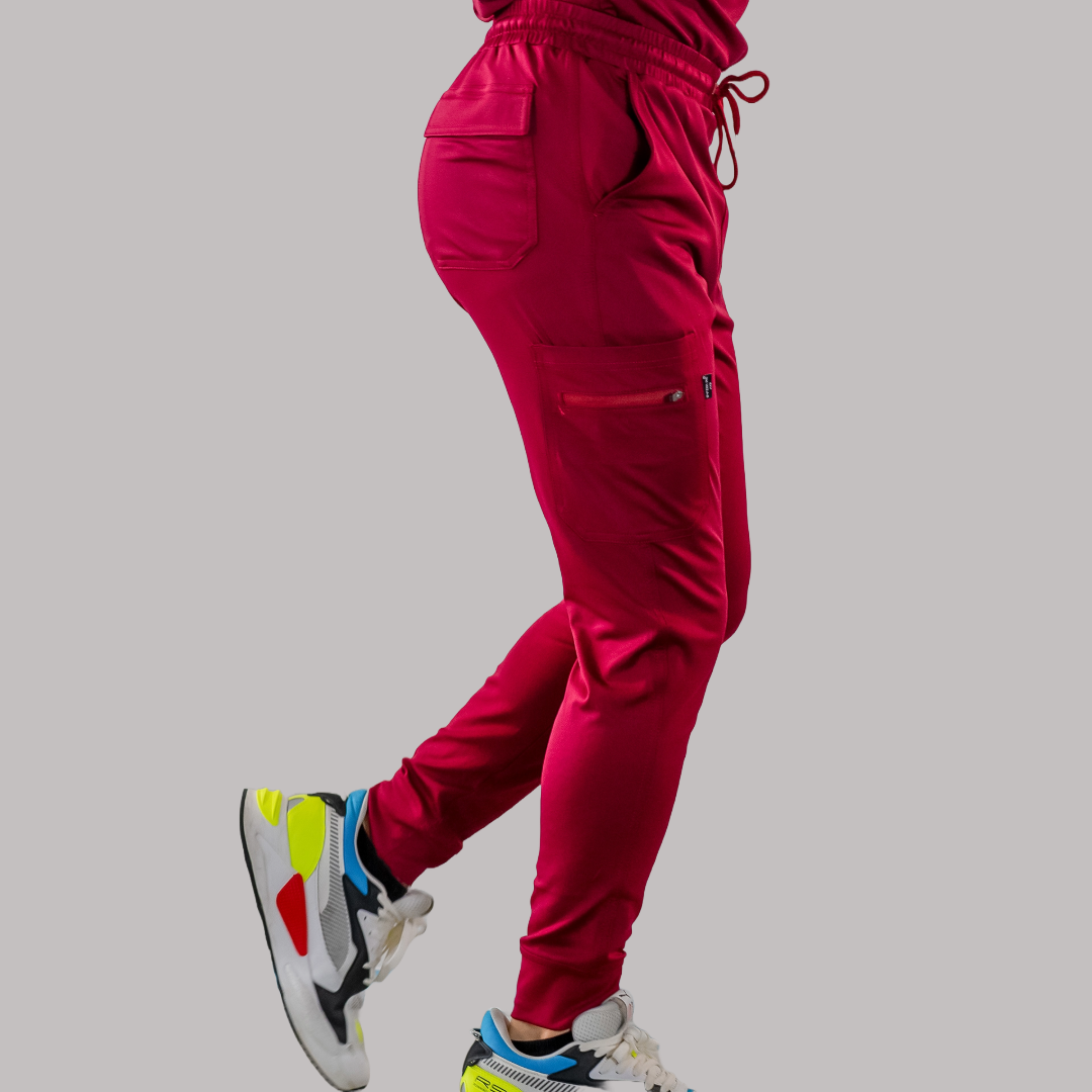 Men’s Scrub Jogger 901 Super Burgundy Stretch