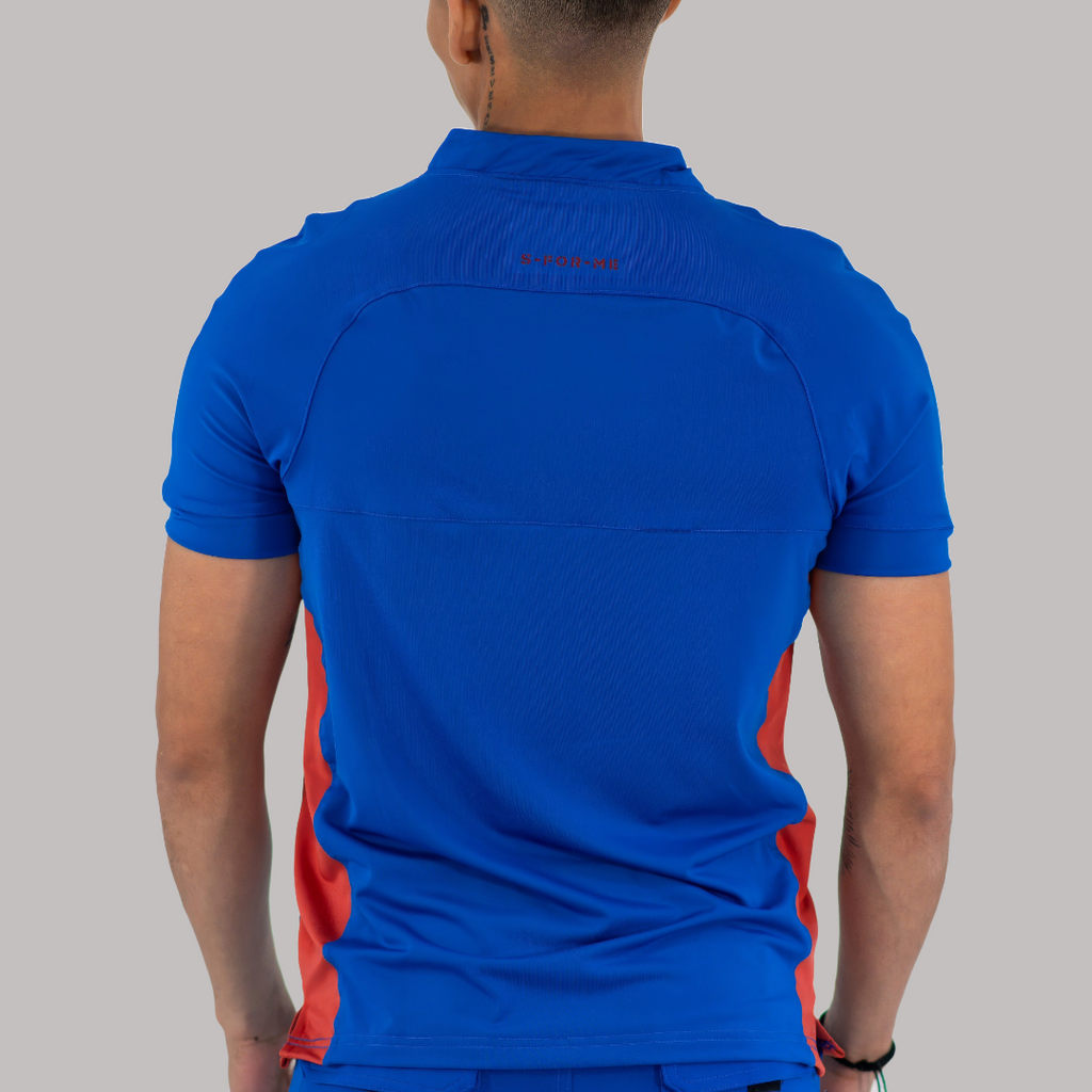 Filipina Super Stretch Hombre 905 Azul Rey/Chedron