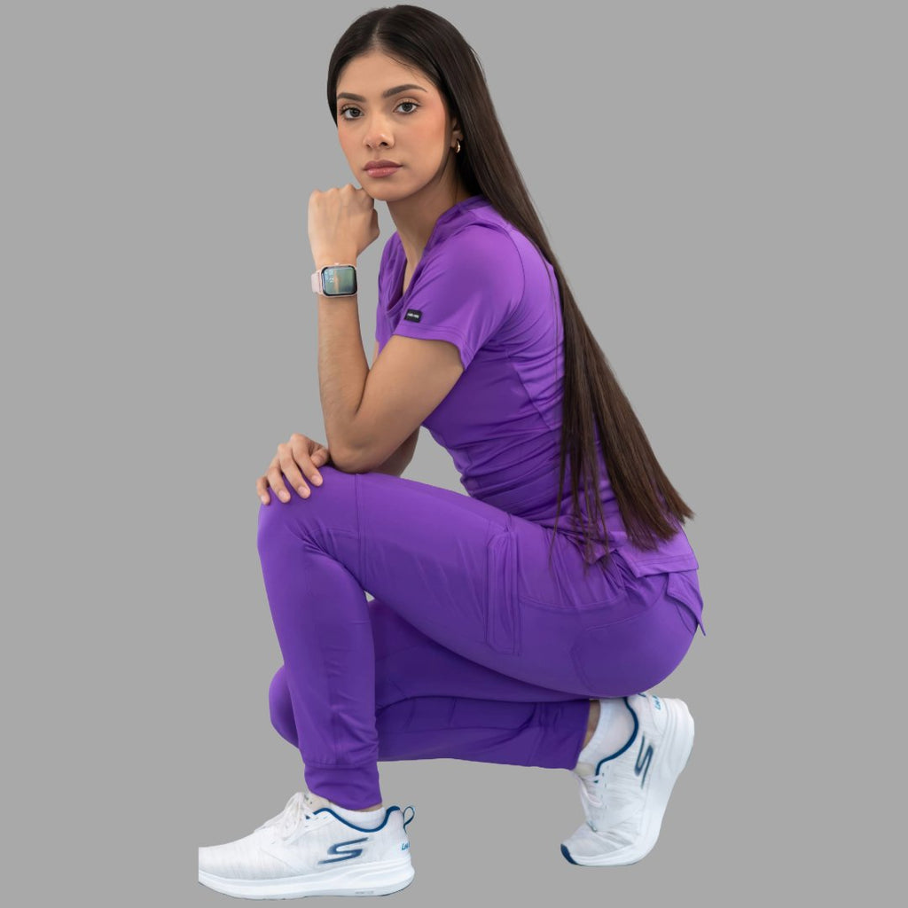 Filipina Médica 901 Morada Super Stretch para Mujer