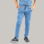Pantalón Jogger Médico 901 Azul Aciano Super Stretch para Hombre