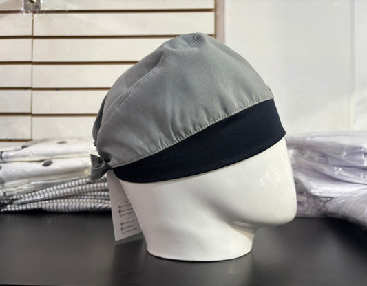 Gorro Quirúrgico Gris Stretch Unisex