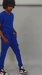 Filipina Quirurgica Antifluido Hombre Azul Rey, Scrubs 300