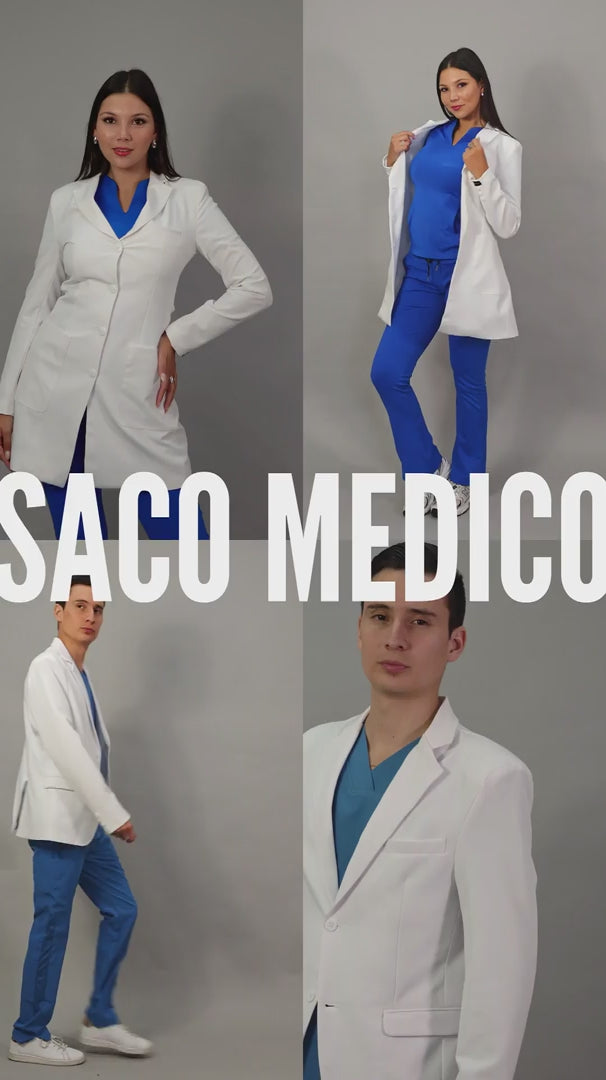 Bata Médica Mujer Antifluido con Forro