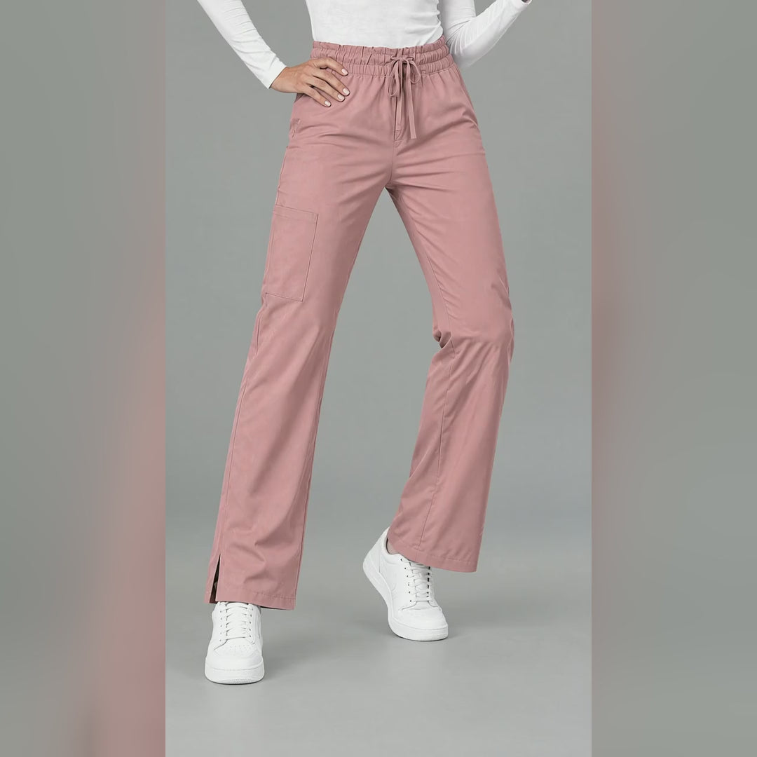 Pantalón Rosa Oscuro 502 Pierna Amplia Quirúrgico Mujer Antifluido Relaxed