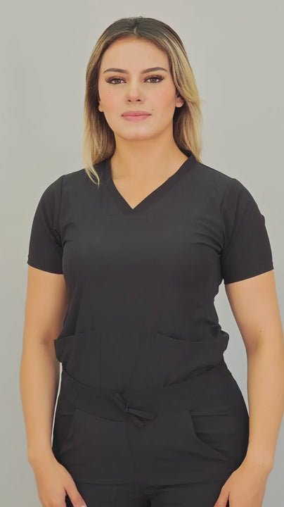 Filipina Mujer 530 Quirúrgica Negra, Scrubs 530