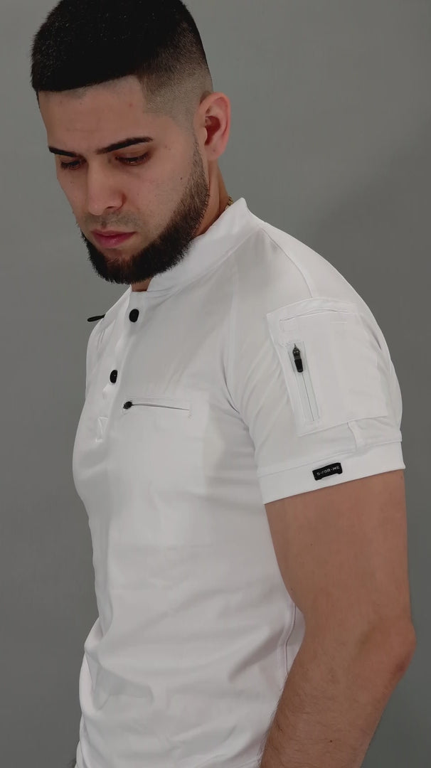 Filipina Quirúrgica Blanca Hombre, Scrubs 901 Super Stretch
