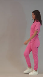 Women’s Butter-Soft Touch Fuchsia Scrub Joggers Pants Style 511